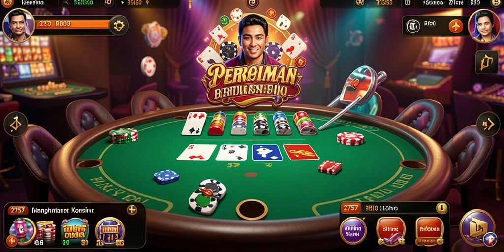 Gameplay menarik dengan grafis Kasino yang menawan.