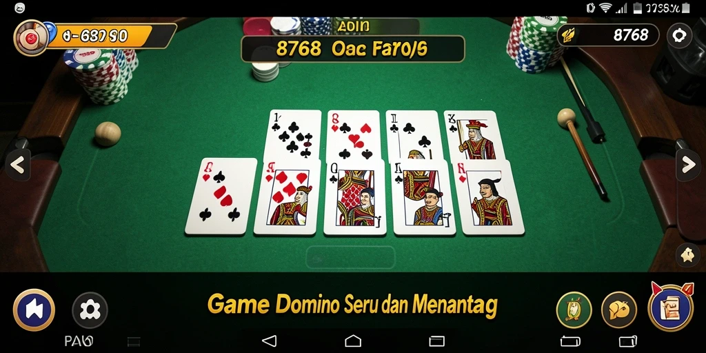 Tangkapan layar gameplay seru <strong>8768</strong> yang menunjukkan momen menegangkan.