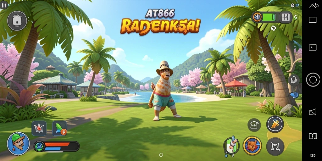 Gameplay AT866 yang penuh warna dan menyenangkan.