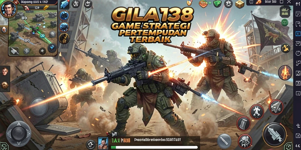 Tampilan gameplay GILA138 dengan aksi pertempuran yang dinamis.