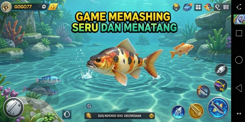 Screenshot yang menampilkan aksi seru dalam memancing di GOGO77.