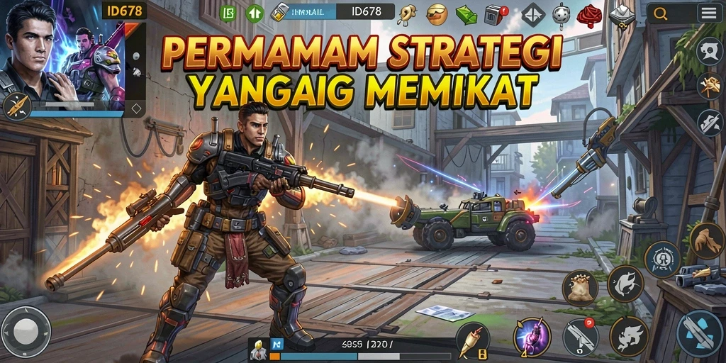 Tangkapan layar gameplay strategis dari ID678 yang menarik.