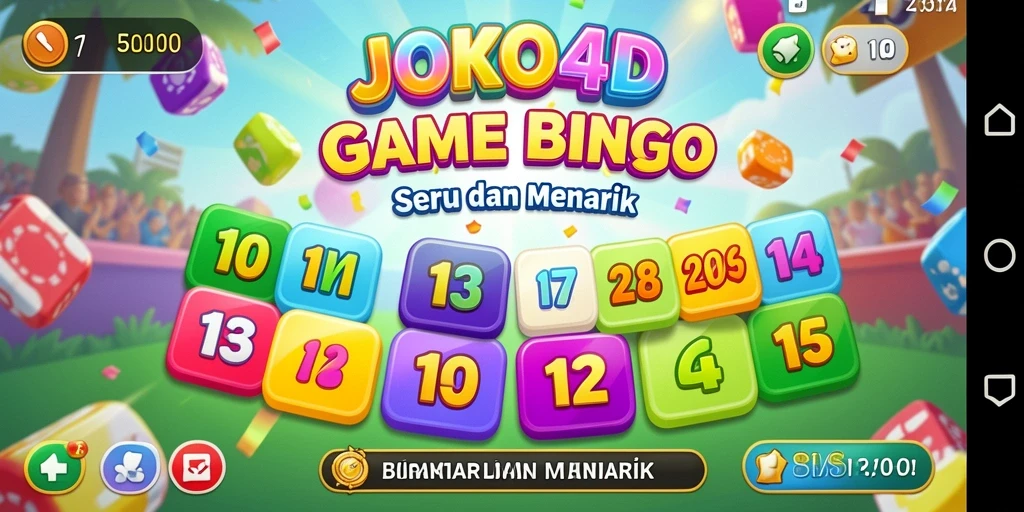 Tampilan permainan Bingo di JOKO4D yang seru dan interaktif.
