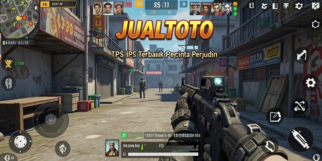 Screenshot gameplay JUALTOTO yang menampilkan aksi seru di TPS.