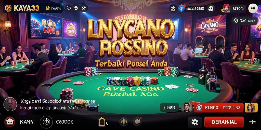 Tampilan gameplay KAYA33 menampilkan nuansa kasino yang mendebarkan.