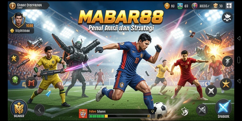 Gameplay MABAR88 menampilkan aksi seru dan olahraga yang kompetitif.