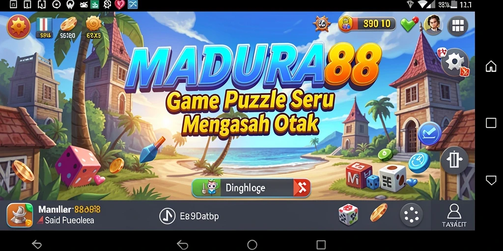 Tampilan gameplay MADURA88 dengan berbagai tantangan puzzle.