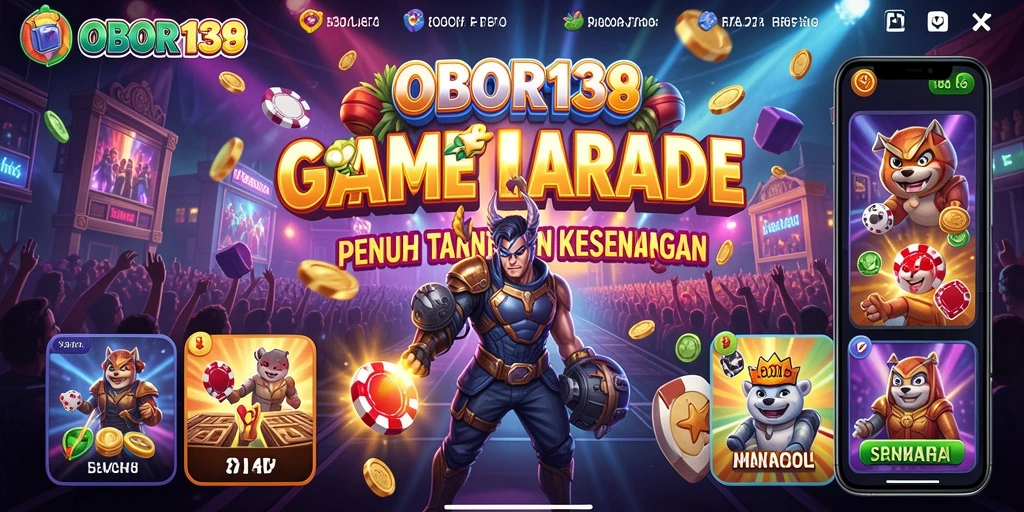 Tampilan dinamis dari gameplay menantang OBOR138.