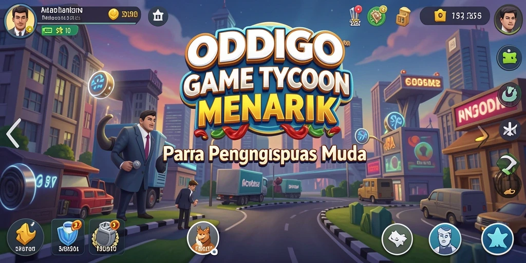 Tangkapan layar utama ODDIGO menampilkan gameplay yang menarik dan menantang.