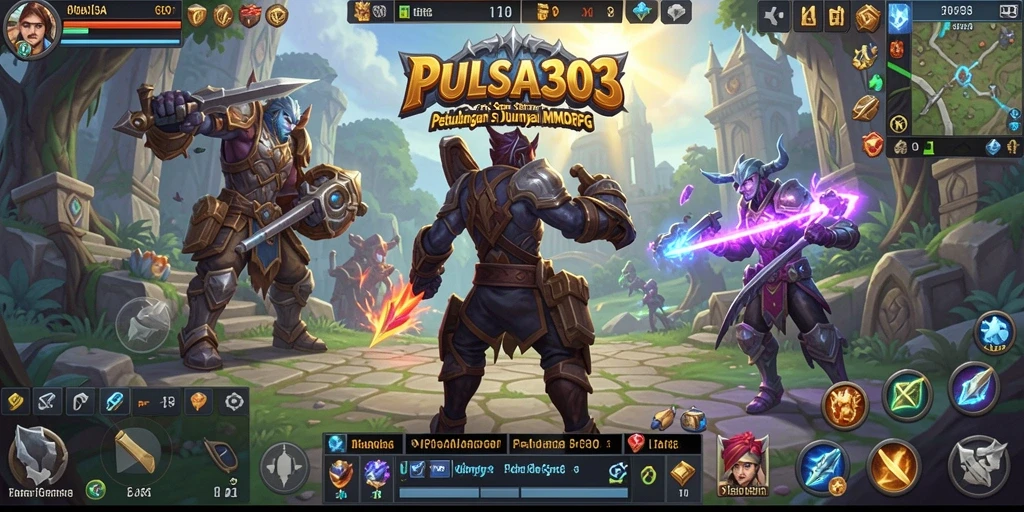 Screenshot PULSA303 menampilkan pemain berinteraksi dalam pertarungan epik.