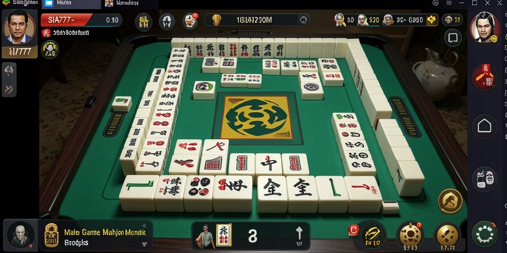 Screenshot SIA777 menampilkan gameplay Mahjong yang seru dan menarik.