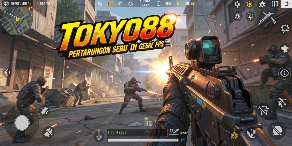 Gameplay seru dan intens di TOKYO88 dengan aksi FPS mendebarkan.