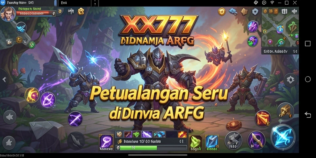 Screenshot menampilkan aksi seru dalam gameplay ARPG XXX777.