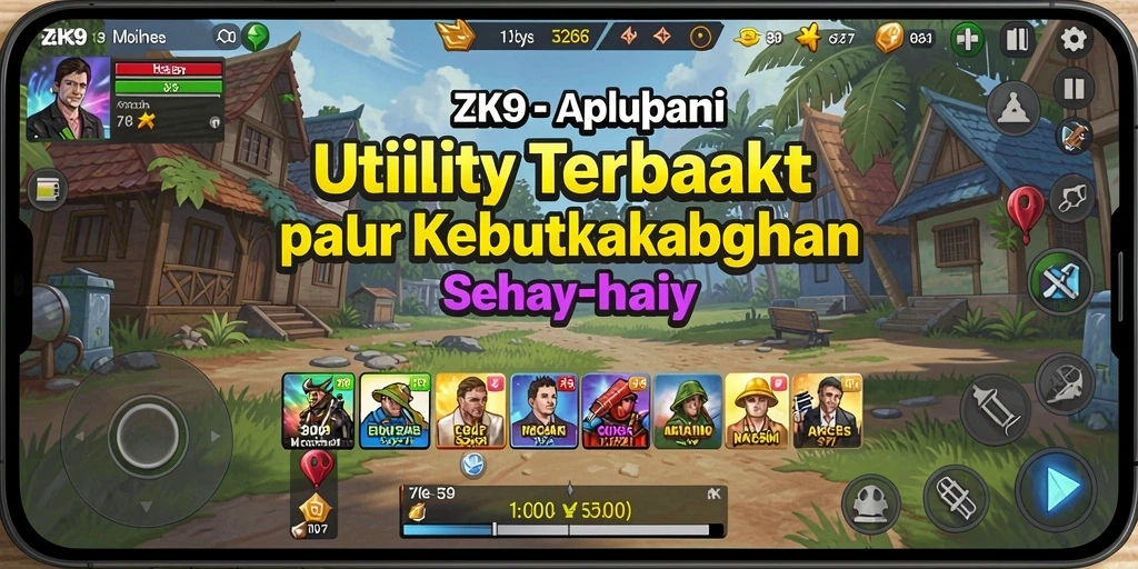 Tampilan antarmuka ZK9 yang intuitif dan penuh fitur.