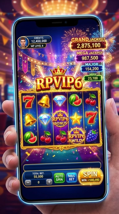 Tampilan antarmuka aplikasi rpvip6 yang sederhana dan intuitif.